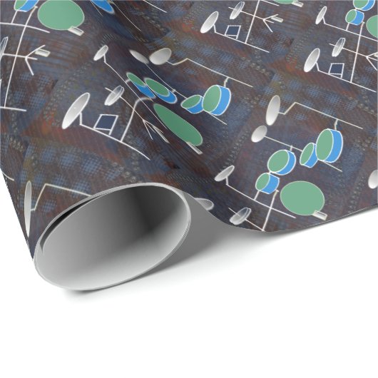 Drum World Cadeaupapier (Rol Hoek)