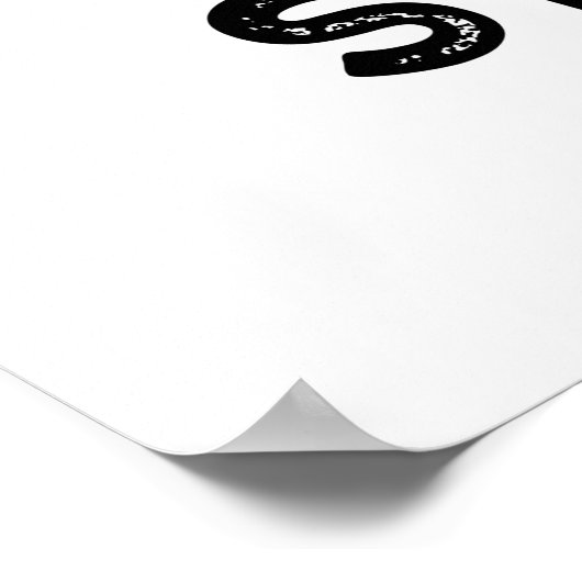 Drumb Struck Funny Drummer Drum Pun Poster (Hoek)