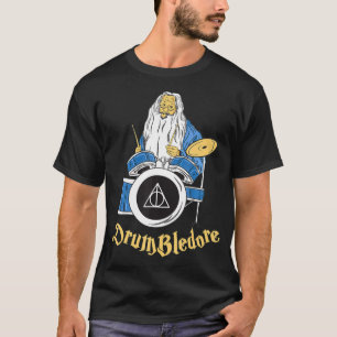 Drumbledor drummer magicien drums grappige film t-shirt