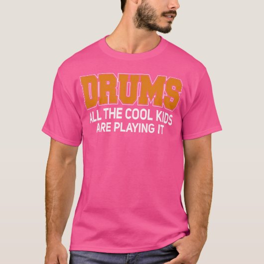 Drumcorps Drumline T Shirt voor Marching Band Drum (Voorkant)