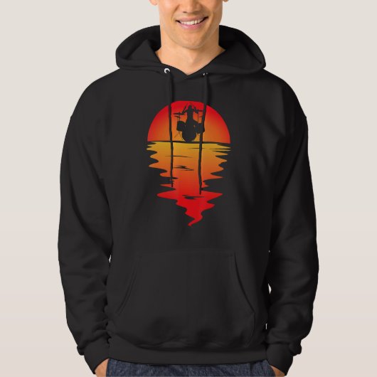 Drumdrumstel voor drummer en perussium hoodie (Voorkant)