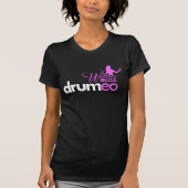 Drumeo vrouwen op het rand Shirt - Roze (Voorkant)