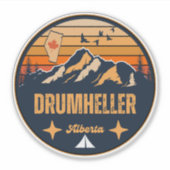 Drumheller, Alberta Sticker (Voorkant)