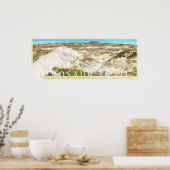 Drumheller Badlands Dinosaur Trail Foto Poster (Keuken)