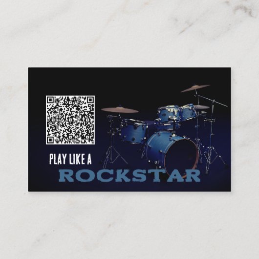 druminstructeur visitekaartje (Achterkant)