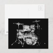 drumkit briefkaart (Voorkant / Achterkant)