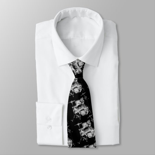 drumkit stropdas (Gebonden)