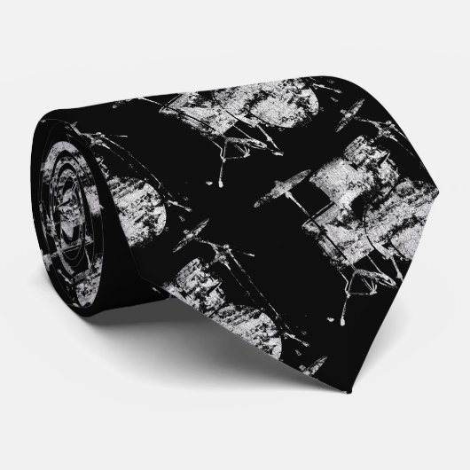 drumkit stropdas (Opgerold)