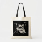 drumkit tote bag (Voorkant)
