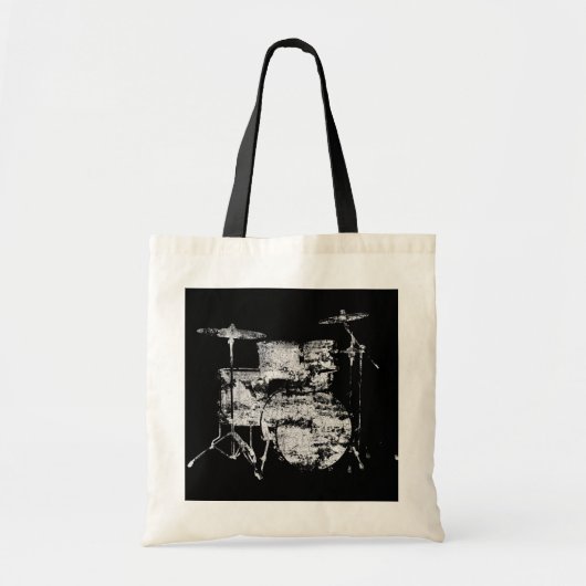 drumkit tote bag (Voorkant)