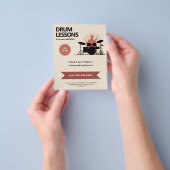 Drumlessen Flyer (Hand)