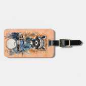 Drumliefhebbers Bagagelabel (Voorkant horizontaal)