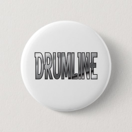 Drumline Chrome Ronde Button 5,7 Cm (Voorkant)