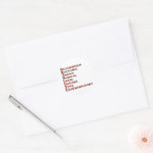 Drumline Definition Ronde Sticker (Envelop)
