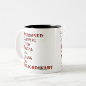 Drumline Definition Tweekleurige Koffiemok (Voorkant links)