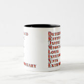 Drumline Definition Tweekleurige Koffiemok (Center)