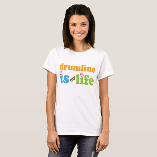 Drumline Gift Girls T-shirt (Voorkant volledig)