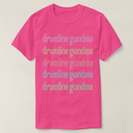 Drumline Grandma Best Drumline grootmoeder T-shirt (Design voorkant)
