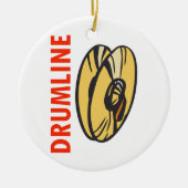 DRUMLINE KERAMISCH ORNAMENT (Voorkant)