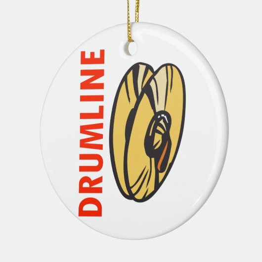 DRUMLINE KERAMISCH ORNAMENT (Links)