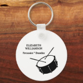 DRUMLINE Klas van 2027 Marching Band Sleutelhanger (Achterkant)