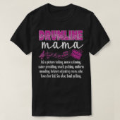 Drumline Mama Definition Funny Drumline moeder T-shirt (Design voorkant)