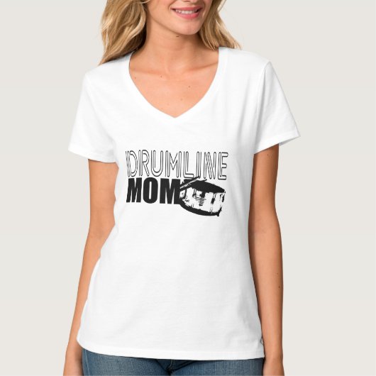 Drumline mama t-shirt (Voorkant)