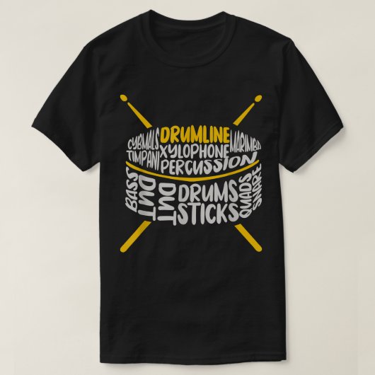 Drumline marching Band, School Band1 T-shirt (Design voorkant)