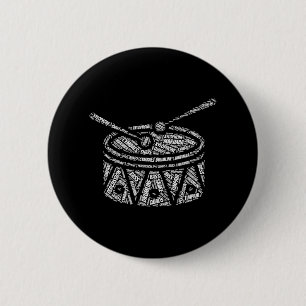 Drumline Marching Band slagwerk Drummer Ronde Button 5,7 Cm