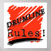 Drumlineregels Poster (Voorkant)