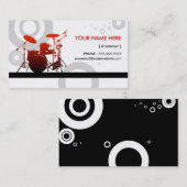 drummeling visitekaartje (Voorkant / Achterkant)