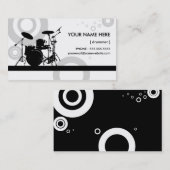 drummeling visitekaartje (Voorkant / Achterkant)