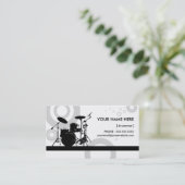 drummeling visitekaartje (Staand voorkant)