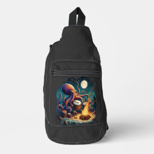 Drummen Octopus bij het kampvuur Sling Bag