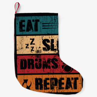 Drummen passie: t-shirt ontwerp illustratie. kleine kerstsok