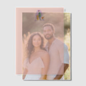 Drummer 1 beige vellum papers vellum uitnodigingen (Offset (Koppel))