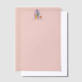 Drummer 1 beige vellum papier uitnodigingen (Offset)