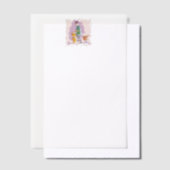 Drummer 1 wit vellum papier uitnodigingen (Offset)