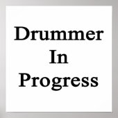 Drummer aan de gang poster (Voorkant)