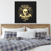 Drummer Art Canvas Schedel Drumsticks Drum Afbeeld (Insitu (Slaapkamer))