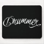 Drummer Black Muismat (Voorkant)