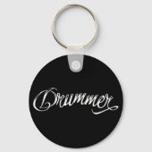 Drummer Black Sleutelhanger (Voorkant)