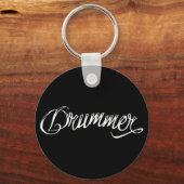 Drummer Black Sleutelhanger (Voorkant)