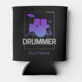 Drummer Born To Be voor percussionistisch bandlid Blikjeskoeler (Voorkant)