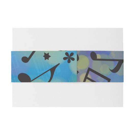 Drummer Boy Bar Bat Mitzvah Envelope Wrap Band Uitnodigingen Wikkel (Achterkant Voorbeeld)