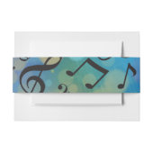 Drummer Boy Bar Bat Mitzvah Envelope Wrap Band Uitnodigingen Wikkel (Voorkant Voorbeeld)