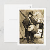 Drummer Boy Briefkaart (Voorkant / Achterkant)