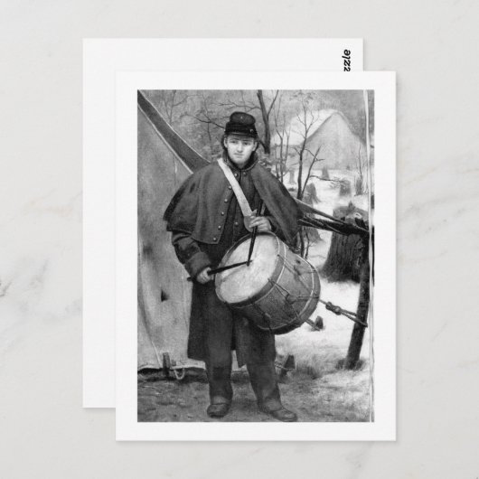 Drummer Boy Briefkaart (Voorkant / Achterkant)