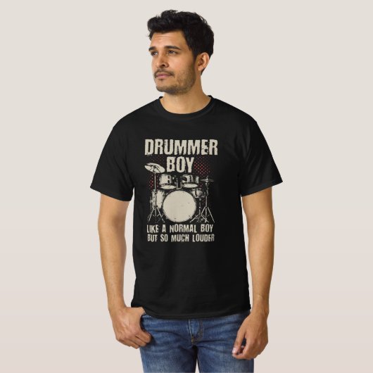 Drummer Boy | Drums Drummer Gift T-shirt (Voorkant volledig)