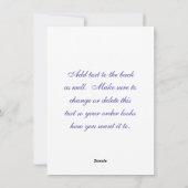 Drummer Boy en kerstbal Feestdagenkaart (Achterkant)